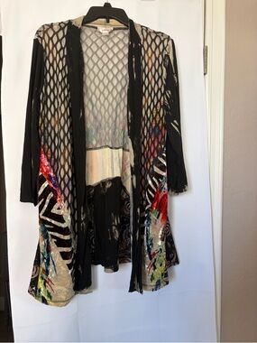 Kamana patchwork boho duster cardigan
